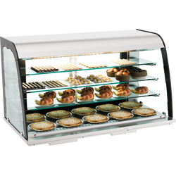 Combisteel Einbau Neutral Vitrine 155L Offen