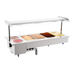 Combisteel Einbau Bain-Marie mit Schalen 4/1