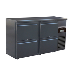 Combisteel Standard Line Barkühler Schwarz 4 Schubladen