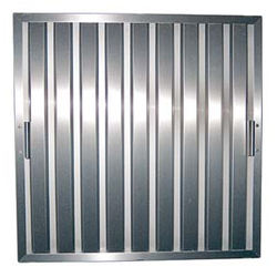 Combisteel Lamellenfilter,  400X400X25mm. (Lxdxh), 2.8Kg.