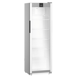 Liebherr MRFvd 4011 Getränkekühlschrank mit Glastür, Display und LED Lichtsäule, Ausführung: Grau
