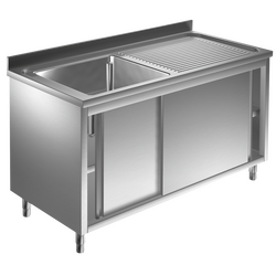 Prismafood Spülschrank 1,2m - 1 Becken  links L50xB50xT30cm STD