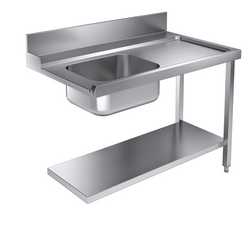 Combisteel Zulauftisch Grundboden 1200 Rechts für 7082.0070 - 0075