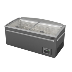 Combisteel Supermarkt Tiefkühltruhe Grau Kopf Element Automatische Abtauung