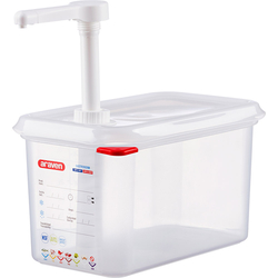Araven Saucenspender/Pumpspender, GN 1/4, Inhalt 4,3 Liter