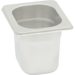 Stalgast Edelstahl Gastronormbehälter Serie Standard, 132x108 mm (100mm)