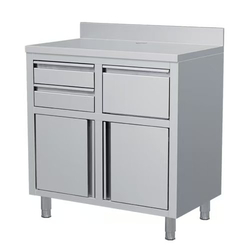 Combisteel Edelstahl Kaffee Arbeitstisch 1250X600X1150