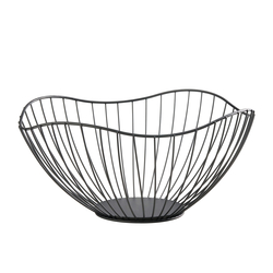 Brot-/Obstkorb schwarz, Ø 270, H. 130 mm