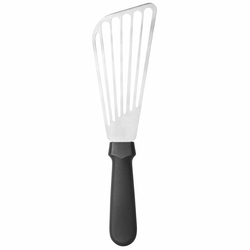 Pfannenwender geschlitzt L. 165 mm