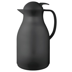 Isolierkanne, Drehverschluss mit Drucktaste, schwarz, 1,5 Liter