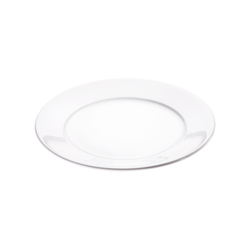 Flacher Teller, reinweißes Hotelporzellan, Serie Isabell, Stalgast, Ø 240 mm