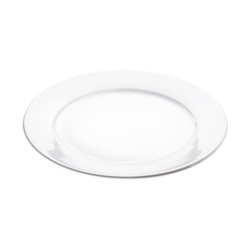 Flacher Teller, reinweißes Hotelporzellan, Serie Isabell, Stalgast, Ø 260 mm