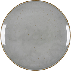 Teller flach, Serie Hotel, grau, braun gesprenkelt, Ø 280 mm, 12 Stück