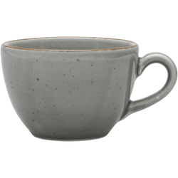 Obertasse, Serie Aida, grau, braun gesprenkelt, 180 ml, 12 Stück