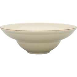 Pastateller, Serie Kaszub, cremefarben, braun gesprenkelt, Ø 260 mm, 6 Stück