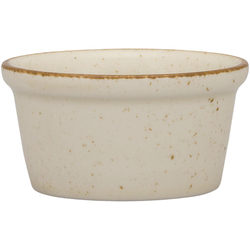 Dipschale, Serie Ameryka, cremefarben, braun gesprenkelt, Ø 80 mm, 12 Stück