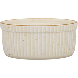 Schale, Serie Ameryka, cremefarben, braun gesprenkelt, Ø 115 mm, 12 Stück