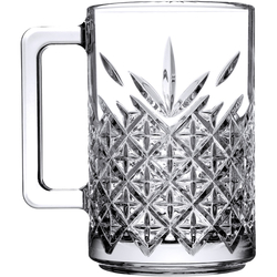 Bierglas/Henkelbecher aus Glas, Serie Timeless, 310 ml, 2 Stück