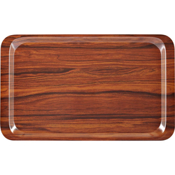 Tablett aus laminiertem Schichtstoff GN 1/1, Farbe Mahagoni