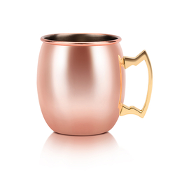 Moscow Mule Becher, Edelstahl, kupferfarben, 0,400 Liter