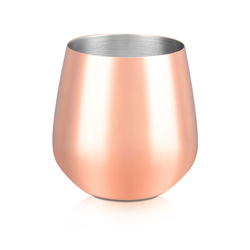 2 Cocktailbecher, Edelstahl, kupferfarben, 0,450 Liter