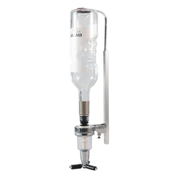 Wandflaschenhalter mit 30 ml Dosierausgießer, für eine Flasche, H. 240 bis 350 mm