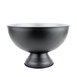 Champagnerkühler, Edelstahl, schwarz Ø 360 mm