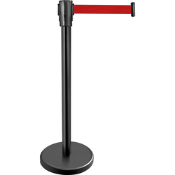 Abgrenzungsständer, Zugband rot, H. 900 mm, 2 Stück