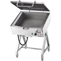 Stalgast Edelstahl Kippbratpfanne, 100 Koteletts/h, 700x786x912 mm (BxTxH)