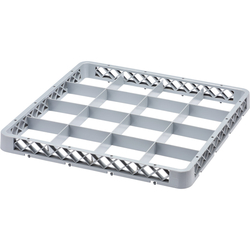 Stalgast Aufsatzrand für Spülkorb 500x500 mm, 16 Fächer