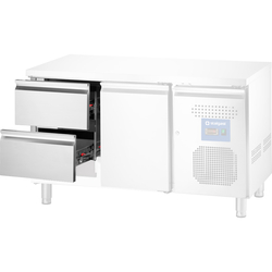 Schubladenblock, 2er Block für Kühltische mit seitlichem Kühlaggregat von Stalgast