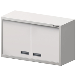 Stalgast Edelstahl Hängeschrank ECO mit zwei Flügeltüren, 1200x400x600 mm, Selbstmontage