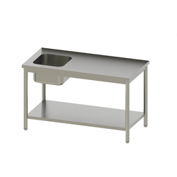 Vaiotec Topline Cheftisch / Becken links, 1800 x 700 mm