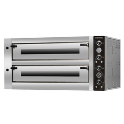 Vaiotec Topline Elektro Pizzaofen 6+6 x 34 cm (tiefe Version), 1100 x 1185 mm
