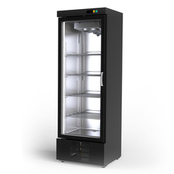 Vaiotec Topline Kühlschrank 500, schwarz, 1 Glastür, 680 x 735 mm