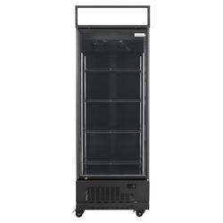 Vaiotec Topline Getränkekühlschrank 1 Tür / 570 Liter mit Leuchtaufsatz "schwarz", 750 x 760 mm