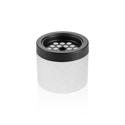 Was Germany Windaschenbecher, Ø 9,5 cm, weiß, Glas, Metall