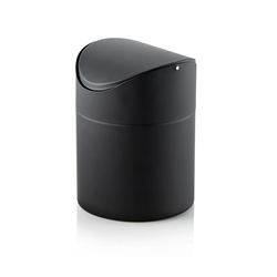 Was Germany Tischrestebehälter, 1,2 ltr., Ø 12 cm, schwarz pulverbeschichtet, Stahl