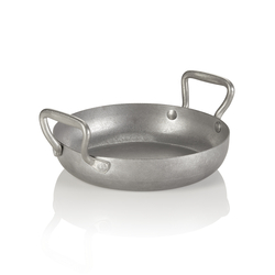 Steel & Style Servierpfanne HERITAGE, Ø 22 cm, 1 ltr., Höhe 5 cm, Chromnickelstahl 18/8