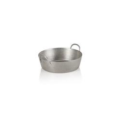 Steel & Style Mini Paella Pfanne HERITAGE, Ø 10 cm, 150 ml, Chromnickelstahl 18/8