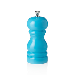 Was Germany Pfeffermühle mit Keramikmahlwerk CLASSIC MILL, Höhe 11 cm, türkis glänzend, Holz