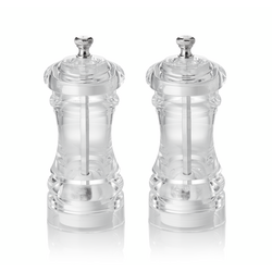 Was Germany Salz-/Pfeffermühlen Set mit Keramikmahlwerk CLASSIC MILL ACRYL, Höhe 12 cm, Acryl