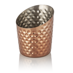 Was Germany Snackholder, Ø 9 cm, gehämmert, PVD, Chromnickelstahl