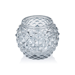 Yuyu Ball Smoke Grey, Ø 7,5 cm, Höhe 6 cm, Glas