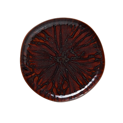 Rockzzero Teller Set, flach, Ø 28 cm, amazonas, Set á 6 Stück, Steinzeug