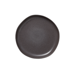 Rockzzero Teller Set, flach, Ø 22 cm, stone grey, Set á 6 Stück, Steinzeug