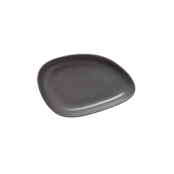 Rockzzero Snackteller Set, 14,5 x 9,5 cm, stone grey, Set á 6 Stück, Steinzeug