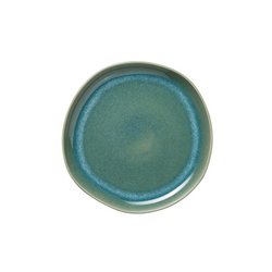 Rockzzero Teller Set, flach, Ø 22 cm, myrtle green, Set á 6 Stück, Steinzeug