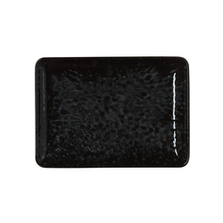 Was Germany Teller Set VIDA NIGHT, flach, 18 x 13 cm, night, Set á 6 Stück, Porzellan