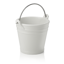 Was Germany Tischrestebehälter, 450 ml, Ø 10,5 cm, Porzellan, Edelstahl